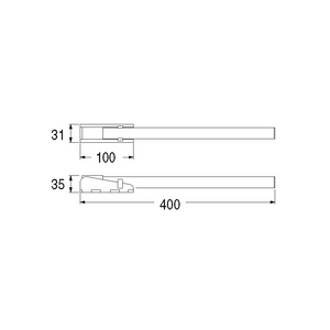 MANIGLIA DI RISALITA ABBATTIBILE