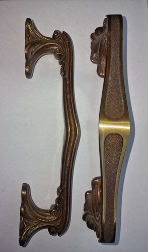 MANIGLIA OTTONE mm 178 BRONZATO VINTAGE