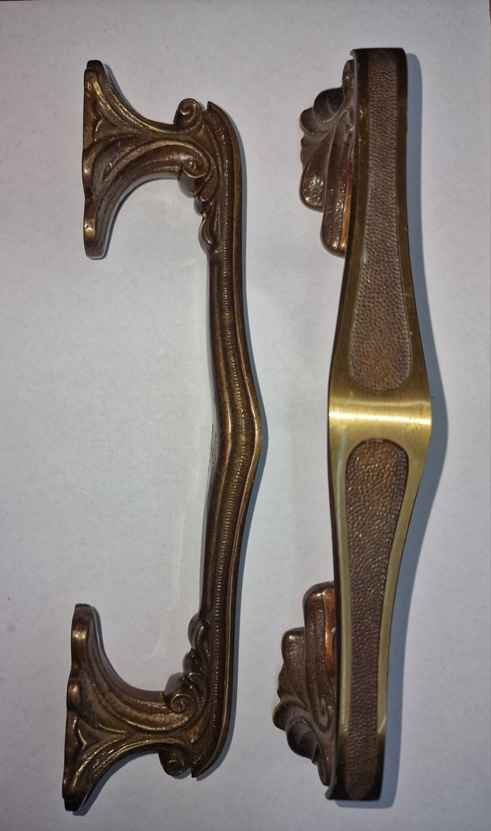 MANIGLIA OTTONE mm 178 BRONZATO VINTAGE