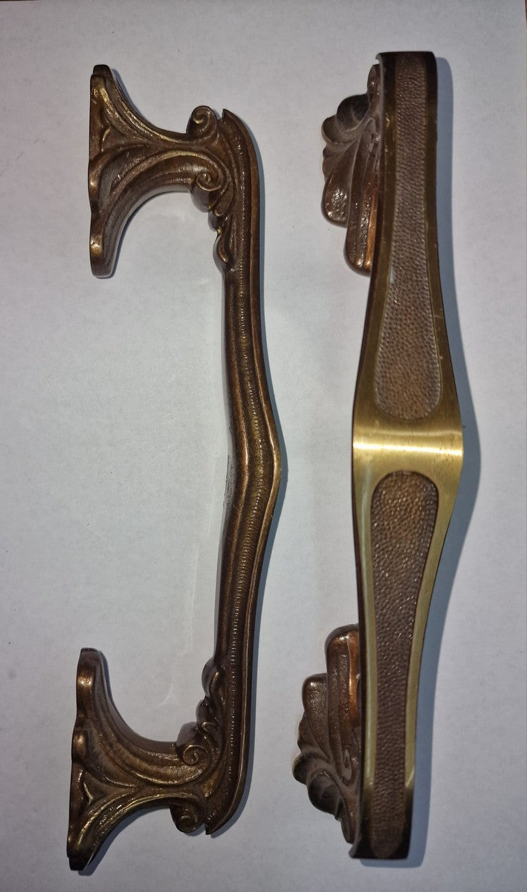 MANIGLIA OTTONE mm 178 BRONZATO VINTAGE