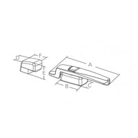 MANIGLIA PORTA CON PULSANTE