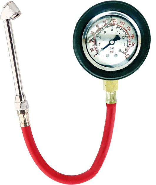 MANOMETRO ALLA GLICERINA 0-16 BAR MISURA PRESSIONE GOMME AUTO MOTO FS-21899