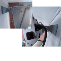 Mpc Marbella 2400w Riscaldatore a Infrarossi Da Parete Con Potenza 2400w Bianco Nessuna Emissione Di Luce Elemento Riscaldante In Lega Alluminio Estruso Rivestimento Ceramico Telecomando Ip65