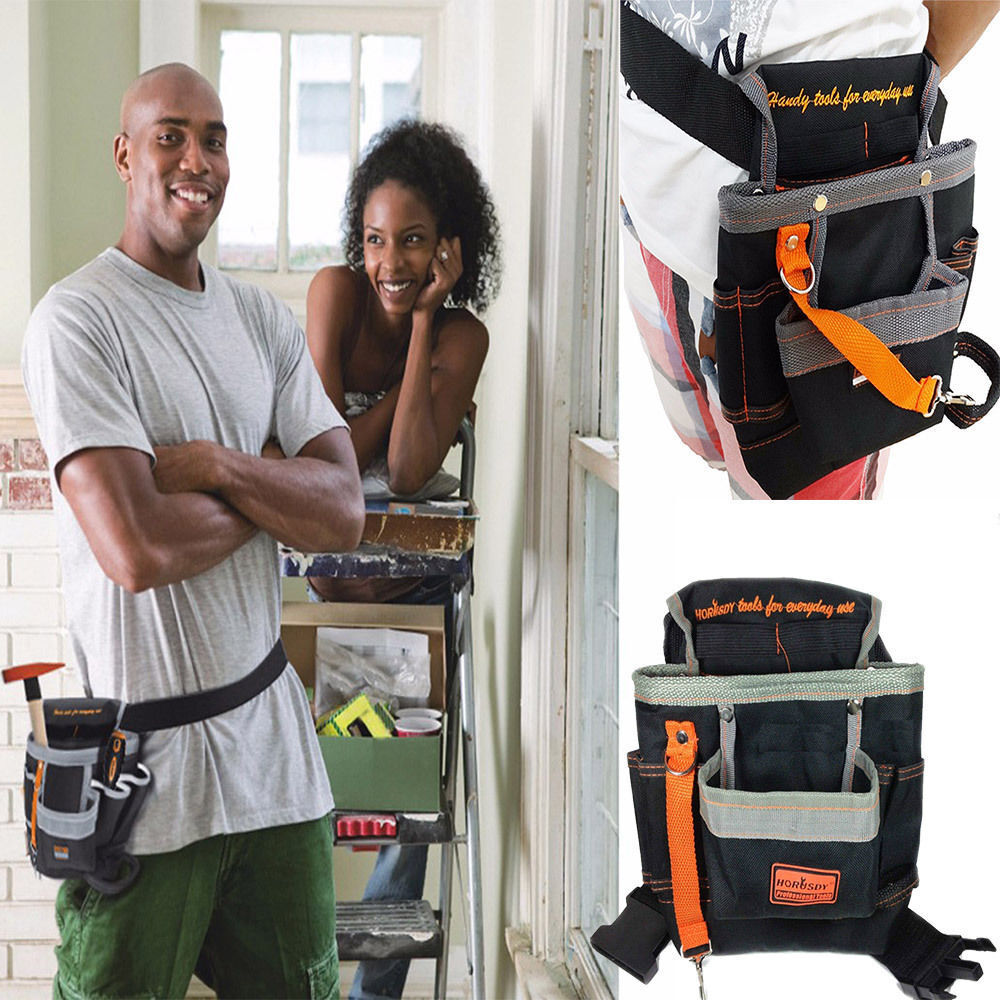 MARSUPIO BORSA CINTURA PORTA ATTREZZI DA LAVORO UTENSILI CARPENTIERE MURATORE