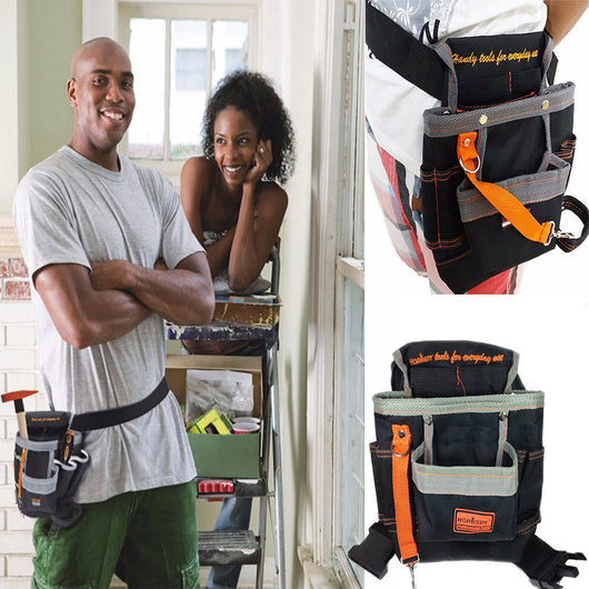 MARSUPIO BORSA CINTURA PORTA ATTREZZI DA LAVORO UTENSILI CARPENTIERE MURATORE