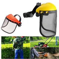 MASCHERA VISIERA PROTETTIVA PER DECESPUGLIATORE A RETE REGOLABILE TAGLIAERBA