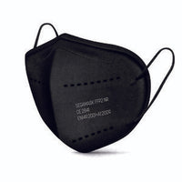 MASCHERINA PIEGHEVOLE FFP2 NERA CONF PZ.20