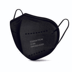 MASCHERINA PIEGHEVOLE FFP2 NERA CONF PZ.20