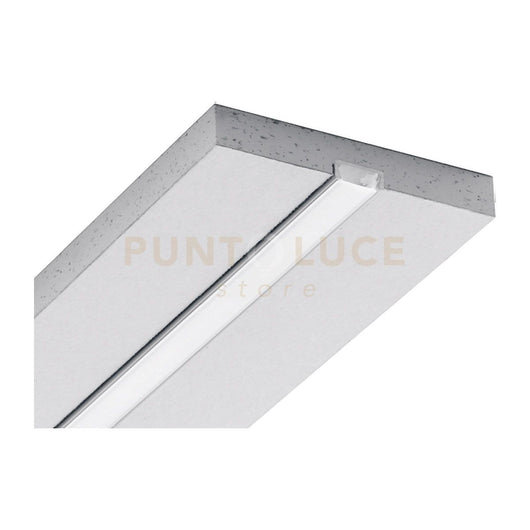 MASSA P- PROFILO INTEGRATO IN CARTONGESSO SP.12,5MM SEZIONABILE AD INCASSO COLORE ARGENTO MT2