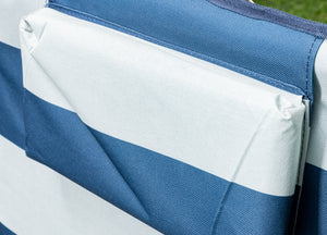 Materassino Prendisole Spiaggia Da Terra Reclinabile Imbottito Tindari Rigato