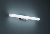 MATTIMO APPLIQUE LED 6,5W 680lm, 3000K PER BAGNO METALLO CROMATO E DIFFUSORE BIANCO IP44 CON INTERRUTTORE L. 60CM
