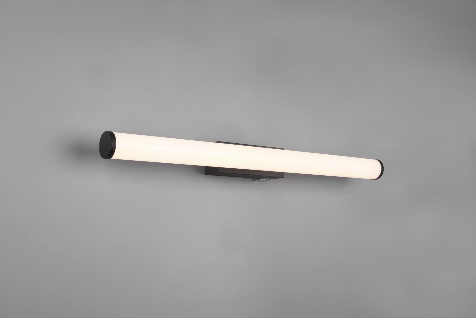 MATTIMO H2O APPLIQUE DA BAGNO LED 6,5W  680lm, 3000K NERO IP44 CON INTERRUTTORE L. 60,4CM