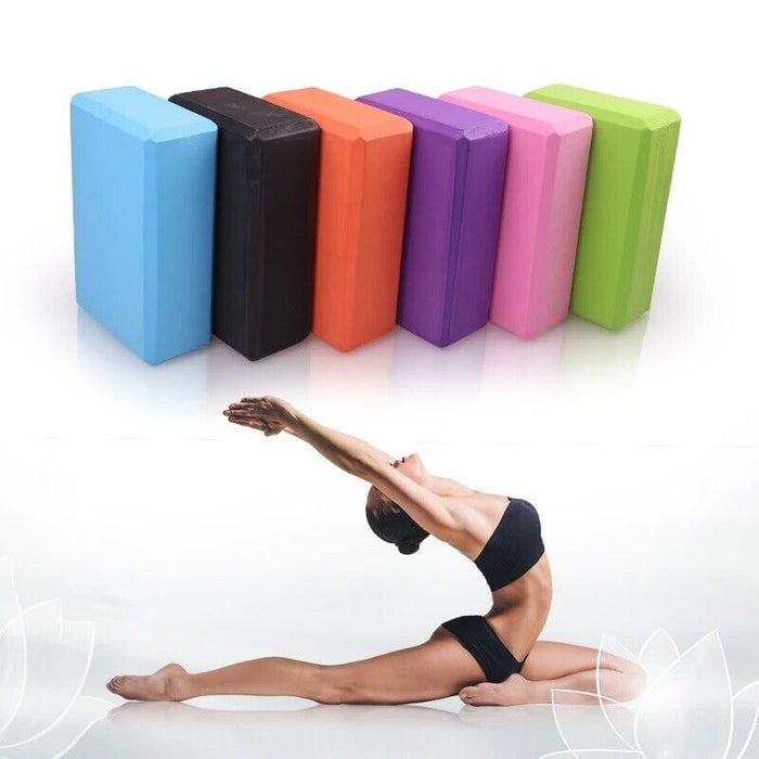 MATTONCINO YOGA SCHIUMA MATTONE BLOCCO PER ESERCIZIO EQUILIBRIO FITNESS PILATES