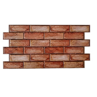 Pannelli 3D Rivestimento a parete in PVC effetto MATTONI COTTO 96x48cm Realistici, isolanti, idrorepellenti.