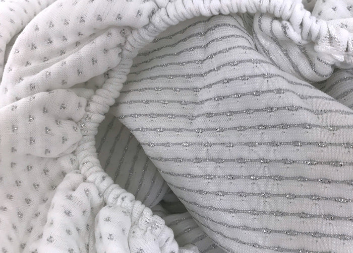 Coprimaterasso Imbottito Elasticizzato Anallergico Federe Cuscino Letto Made Italy - Singolo - Silver