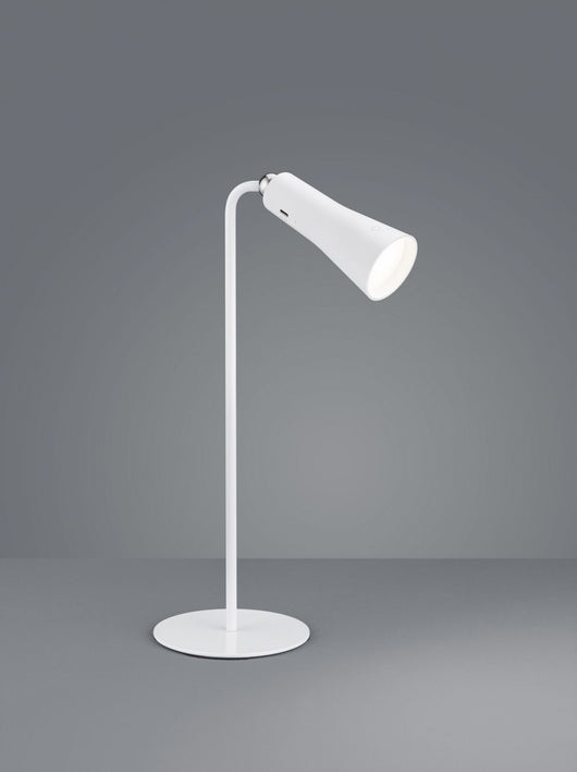 MAXI LAMPADA DA STUDIO LED 2W 200lm, 3000K COMPONIBILE BIANCA RICARICABILE USB CON DIMMERAZIONE TOUCH H.36CM