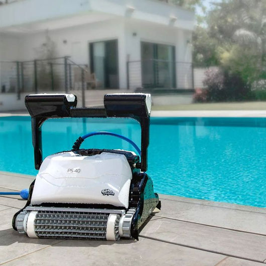 Robot Piscina Dolphin Ps 40 Premium Con Spazzole Kanebo, Carrello E Copertura Protettiva