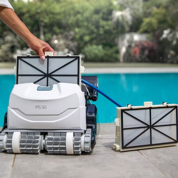 Robot Piscina Dolphin Ps 50 By Maytronics Con Spazzole Kanebo