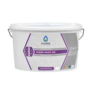 Farbe wash 500 idropittura acrilica lavabile coprente rapida essiccazione *** formato 5 lt, confezione 1