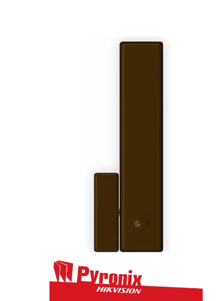MC1/SHOCKBR-WE Pyronix Contatto Magnetico Shock Brown Wireless con 2 canali radio indipendenti 868MHz
