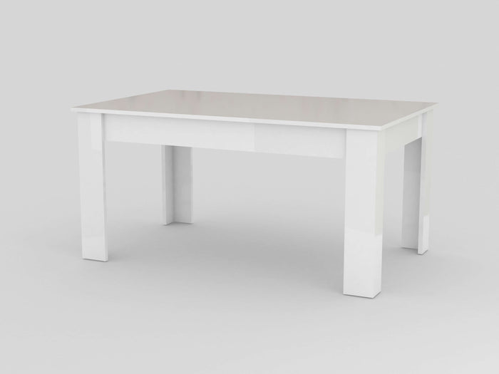 Tavolo da pranzo allungabile 90x140-190cm ardesia soggiorno Jesi Mile