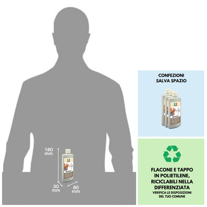 Pulizia rame e argento METALUX   250GR