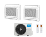 Condizionatore Midea Console Dual Split 9+12 btu con M2OE-18HFN8-Q R-32 Wi-Fi Optional