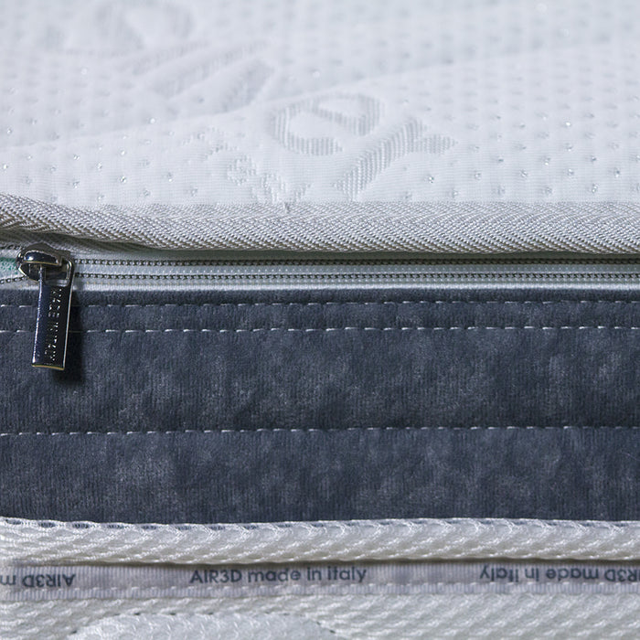 Materasso molle indipendenti e memory sfoderabile Tenerife matrimoniale 160x190 fodera silver antistatica - Comprarredo