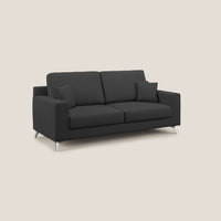 Divano 2 Posti 146x95x91 cm in Tessuto Antracite