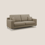 Divano 2 Posti 166x95x91 cm in Tessuto Marrone