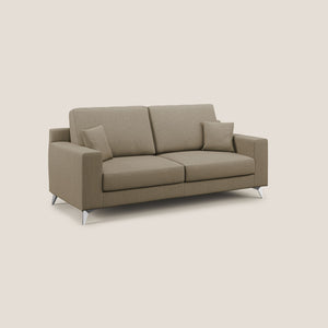 Divano 2 Posti 166x95x91 cm in Tessuto Marrone