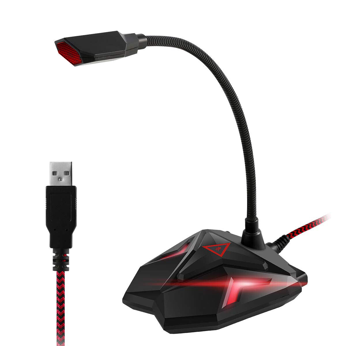 MICROFONO DA TAVOLO SCRIVANIA MEETING VOICE CONFERENZE GAMING PC USB Q55