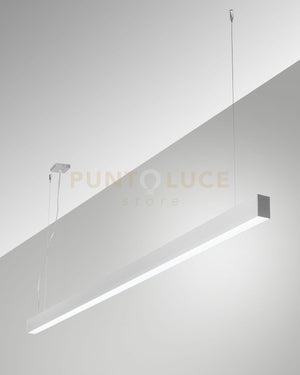 MILLET SOSPENSIONE ALLUMINIO  3000K 3380LM 23W OPALE DIMMERABILE DALI IP40 100CM