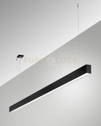 MILLET SOSPENSIONE NERA  3000K 3380LM 23W PRISMATIC ON/OFF IP40 100CM