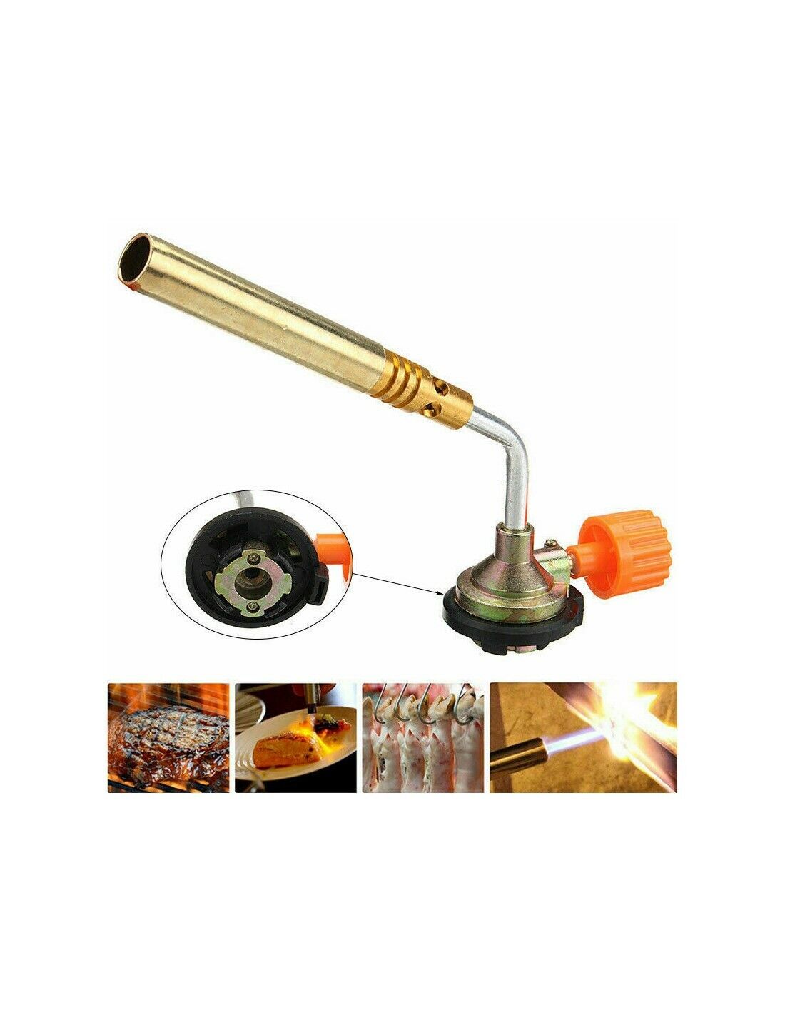MINI CANNELLO SALDATORE A GAS MINISALDATORE TORCIA FIAMMA OSSIDRICA ACCENSIONE