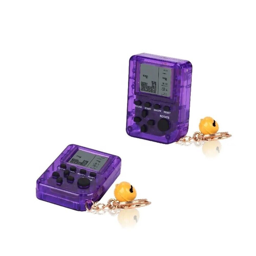 MINI CONSOLE PORTACHIAVI PORTATILE VIDEOGIOCO 23 GIOCHI CLASSICI ART. 216