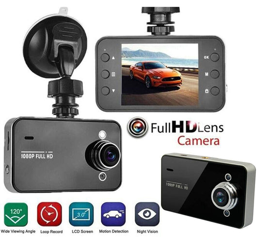 MINI TELECAMERA DVR PER AUTO FULL HD 1080P DISPLAY 2.4" MOTION 600DV