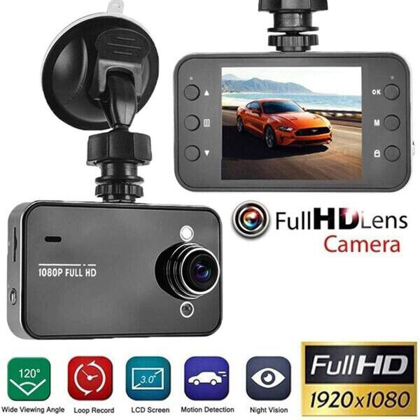MINI TELECAMERA DVR PER AUTO FULL HD 1080P DISPLAY 2.4" MOTION 600DV