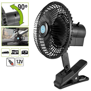 MINI VENTILATORE PORTATILE DA VIAGGIO PER AUTO CAMPER CAMION SUV 12 VOLT 12 V