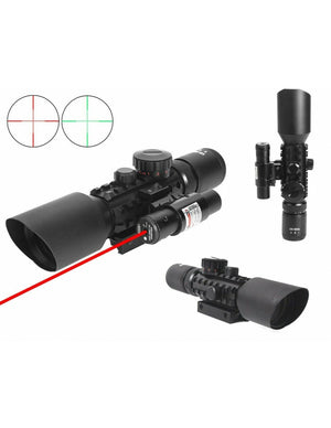 MIRINO OTTICO PRECISIONE PER FUCILE CARABINA RETICOLO ILLUMINATO 3-10x40 Mod. M9