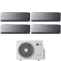Condizionatore LG Quadri Split ARTCOOL MIRROR AI AIR 9+9+12+12 con MU4R27 R-32 Wi-Fi Integrato