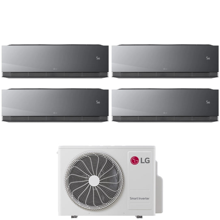 Condizionatore LG Quadri Split ARTCOOL MIRROR AI AIR 9+9+12+12 con MU4R27 R-32 Wi-Fi Integrato