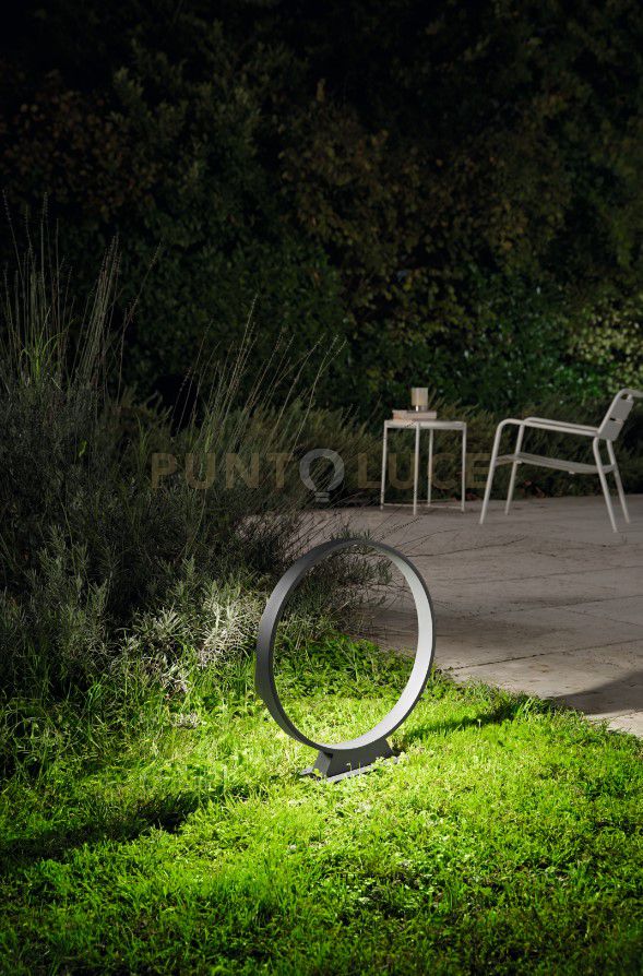 MIRTA PALETTO D.40CM IP54 LED 4000K 425LM 5W ANTRACITE H.43,5CM