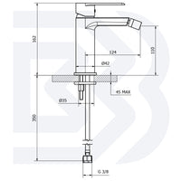 MISCELATORE MONOCOMANDO BIDET JOY CROMO - BIANCHI RUBINETTERIE