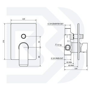 MISCELATORE MONOCOMANDO INCASSO DOCCIA CON DEVIATORE AUTOMATICO A 2 VIE JOY CROMO - BIANCHI RUBINETTERIE