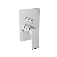 MISCELATORE MONOCOMANDO INCASSO DOCCIA CON DEVIATORE AUTOMATICO A 2 VIE JOY CROMO - BIANCHI RUBINETTERIE