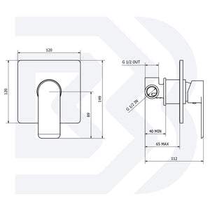 MISCELATORE MONOCOMANDO INCASSO DOCCIA CROMO JOY - BIANCHI RUBINETTERIE