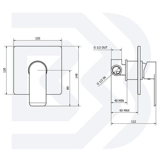 MISCELATORE MONOCOMANDO INCASSO DOCCIA CROMO JOY - BIANCHI RUBINETTERIE