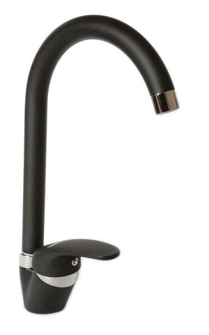 MISCELATORE RUBINETTO MONOCOMANDO X LAVELLO CUCINA CANNA ALTA COLORATI  5294X Nero 52941