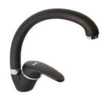 MISCELATORE RUBINETTO MONOCOMANDO X LAVELLO CUCINA CANNA CURVA COLORATI  5293X Nero 52938